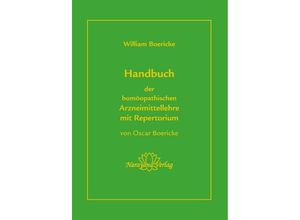 9783955820992 - Handbuch der homöopathischen Arzneimittellehre mit Repertorium - Oscar Boericke William Boericke Gebunden