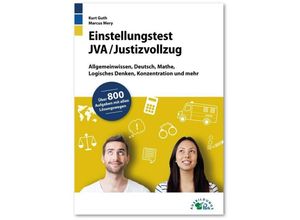 9783956241017 - Einstellungstest JVA   Justizvollzug - Kurt Guth Marcus Mery Kartoniert (TB)