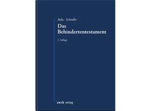 9783956610752 - Das Behindertentestament - Gerhard Ruby Andreas Schindler Kartoniert (TB)