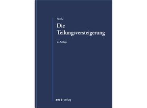 9783956611025 - Die Teilungsversteigerung - Peter Bothe Kartoniert (TB)