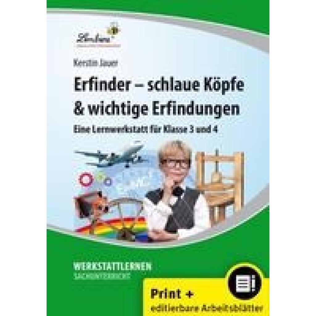 9783956644818 - Erfinder - schlaue Köpfe & wichtige Erfindungen m 1 CD-ROM - Kerstin Jauer Gebunden