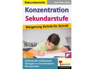 9783956866241 - Konzentration Sekundarstufe - Hans-Peter Pauly Kartoniert (TB)