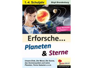 9783956867071 - Erforsche  Planeten & Sterne - Birgit Brandenburg Kartoniert (TB)