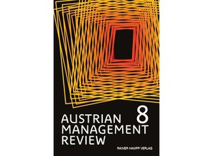 9783957102201 - AUSTRIAN MANAGEMENT REVIEW - Wolfgang H Güttel Kartoniert (TB)