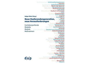 9783957580542 - Neue Studierendengeneration neue Herausforderungen Kartoniert (TB)