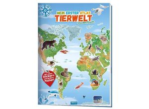 9783957749734 - Mein erster Atlas Tierwelt Stickerbuch Kartoniert (TB)