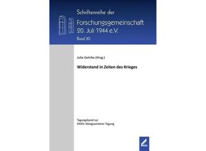 9783957863409 - Widerstand in Zeiten des Krieges Kartoniert (TB)