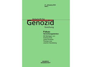 9783958323520 - Zeitschrift für Genozidforschung 21 Jahrgang 2023 Heft 2 Kartoniert (TB)