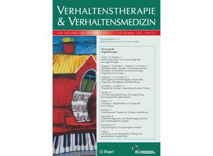 9783958538900 - Verhaltenstherapie & Verhaltensmedizin Kartoniert (TB)