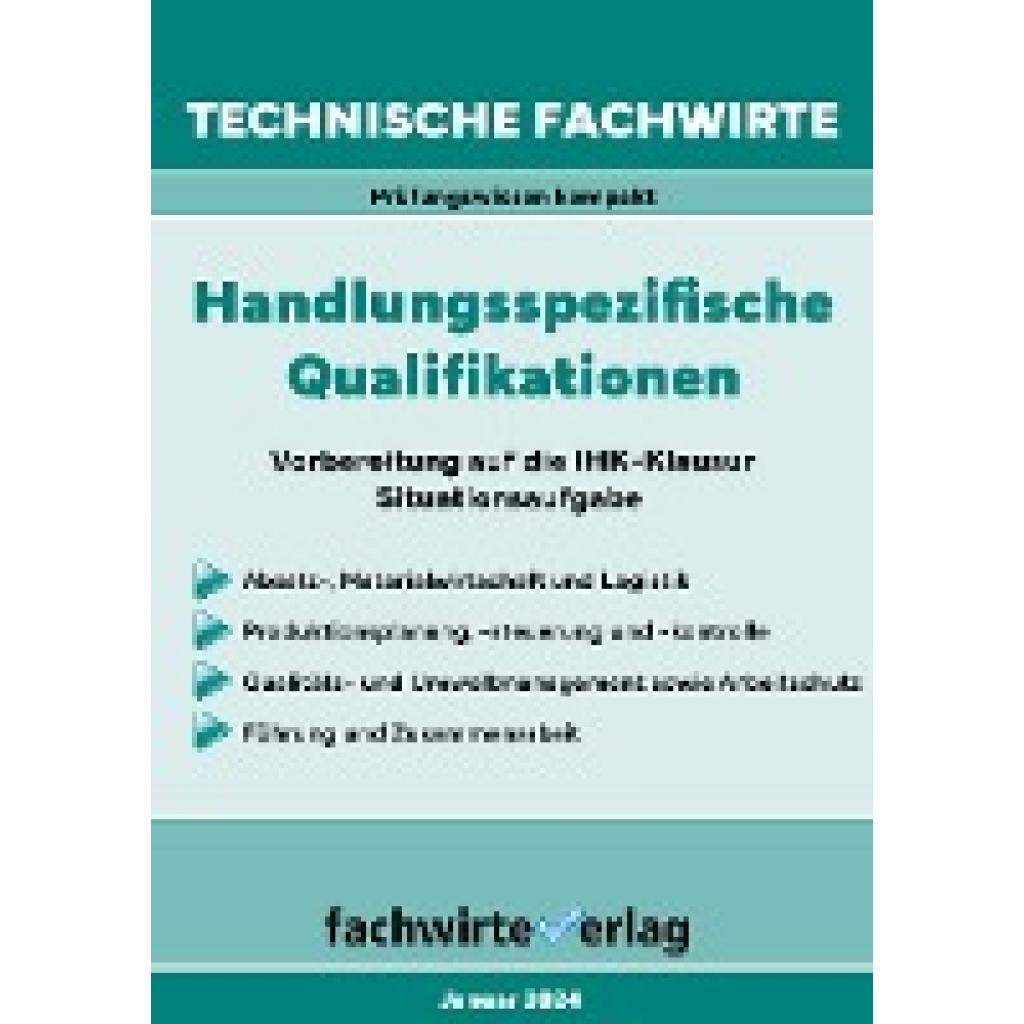 9783958877931 - Fresow Reinhard Technische Fachwirte Handlungsspezifische Qualifikationen