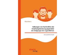 9783959354813 - Haltungen von Fachkräften der Erziehungsberatung gegenüber der Zielgruppe der Jugendlichen - Eine qualitative Studie - Elisa Peters Kartoniert (TB)