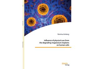 9783959356145 - Influence of physical cues from the degrading magnesium implants on human cells - Romina Amberg Taschenbuch