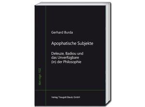 9783959486125 - Apophatische Subjekte - Gerhard Burda Gebunden