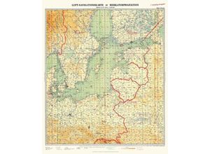 9783959667371 - LUFT-NAVIGATIONSKARTE Ostsee-Ostseeländer 1940 (Plano) Karte (im Sinne von Landkarte)