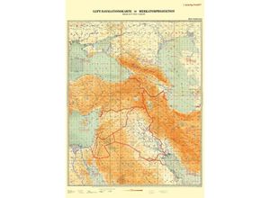 9783959667401 - LUFT-NAVIGATIONSKARTE Vorderasien 1940 (Plano) Karte (im Sinne von Landkarte)