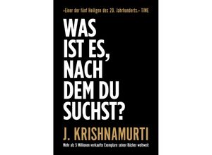 9783959727167 - Was ist es nach dem du suchst? - Jiddu Krishnamurti Gebunden