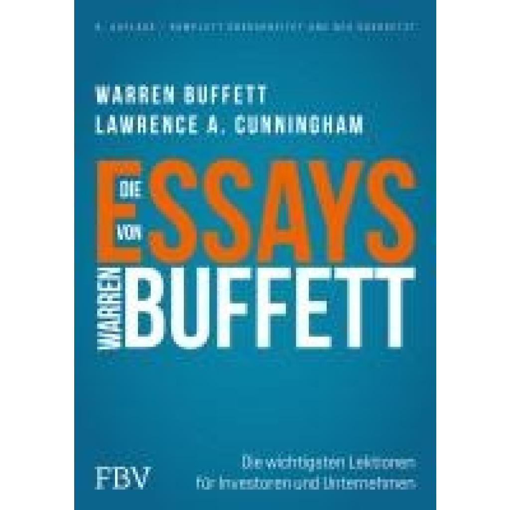 9783959727686 - Cunningham Lawrence A Die Essays von Warren Buffett