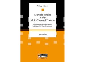 9783959930642 - Masterarbeit   Multiple Inhalte in der Multi-Channel-Theorie Konzeptionelle Strukturierung gängiger Mehrkanal-Konzepte - Philipp Hübner Kartoniert (TB)