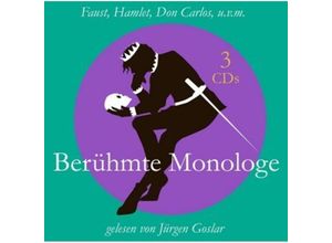 9783959951029 - Berühmte Monologe 3 Audio-CD - (Hörbuch)