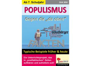 9783960402718 - Populismus - Gegen die da oben - Autorenteam Kohl-Verlag Kartoniert (TB)