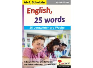 9783960404200 - English 25 words - Jochen Vatter Kartoniert (TB)