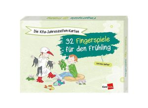 9783960462668 - Die Kita-Jahreszeiten-Karten 32 Fingerspiele für den Frühling - Verena Hafner Gebunden