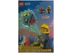 9783960807636 - LEGO City   LEGO® City(TM) - Rätselspaß mit der Feuerwehr m 1 Beilage Kartoniert (TB)