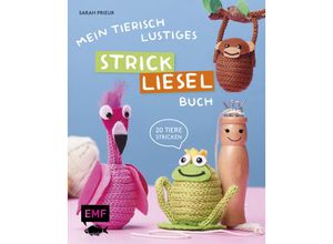 9783960932222 - Mein tierisch-lustiges Strickliesel-Buch - Sarah Prieur Gebunden