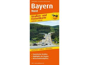 9783961320059 - Straßen- und Freizeitkarte Bayern-Nord Karte (im Sinne von Landkarte)