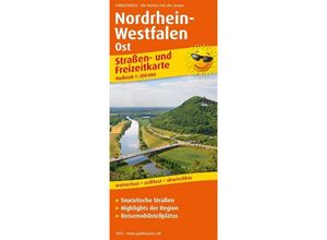 9783961320134 - PublicPress Straßen- und Freizeitkarte Nordrhein-Westfalen Ost Karte (im Sinne von Landkarte)