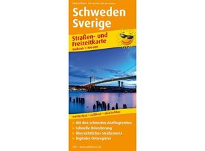 9783961320233 - PUBLICPRESS Straßen- und Freizeitkarte Schweden Karte (im Sinne von Landkarte)