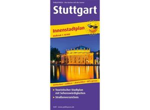 9783961322497 - PublicPress Innenstadtplan Stuttgart Karte (im Sinne von Landkarte)