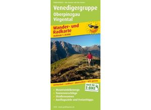 9783961325108 - PublicPress Wander- und Radkarte Venedigergruppe Oberpinzgau Virgental Karte (im Sinne von Landkarte)