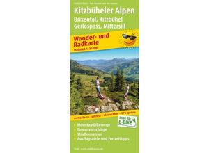 9783961325269 - PublicPress Wander- und Radkarte Kitzbüheler Alpen Brixental Kitzbühel Gerlospass Mittersill Karte (im Sinne von Landkarte)