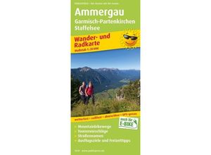 9783961325498 - PublicPress Wander- und Radkarte Ammergau Garmisch-Partenkirchen Staffelsee Karte (im Sinne von Landkarte)