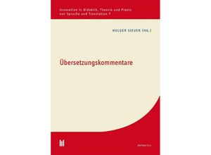 9783961350131 - Übersetzungskommentare Taschenbuch