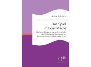 9783961469086 - Das Spiel mit der Macht Machtverhältnis und -dynamik innerhalb der Performance-Kunst zwischen Performer*innen und Zuschauer*innen - Anita Schmidt Kartoniert (TB)