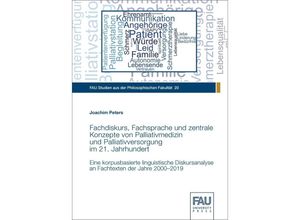 9783961474776 - Fachdiskurs Fachsprache und zentrale Konzepte von Palliativmedizin und Palliativversorgung im 21 Jahrhundert - Joachim Peters Taschenbuch