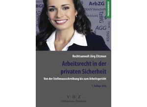 9783961550623 - Arbeitsrecht in der privaten Sicherheit - Jörg Zitzmann Kartoniert (TB)