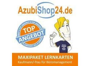 9783961591305 - AzubiShop24de Lernkarten Kaufmann   Kauffrau für Büromanagement Maxi-Paket - Becker Daniel Jochen Grünwald Michaela Rung- Kraus Kartoniert (TB)