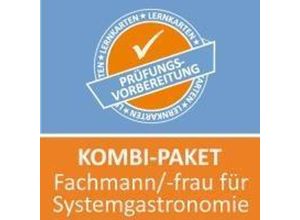 9783961596805 - AzubiShop24de Kombi-Paket Lernkarten Fachmann für Systemgastronomie - Michaela Rung-Kraus Richarda Nohl Kartoniert (TB)