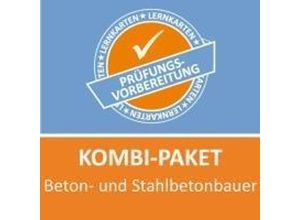 9783961598137 - AzubiShop24de Kombi-Paket Beton- und Stahlbetonbauer Lernkarten - Jennifer Christiansen M Rung-Kraus Kartoniert (TB)