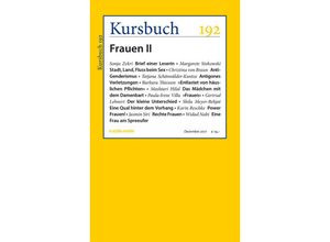 9783961960002 - Kursbuch 192 Kartoniert (TB)