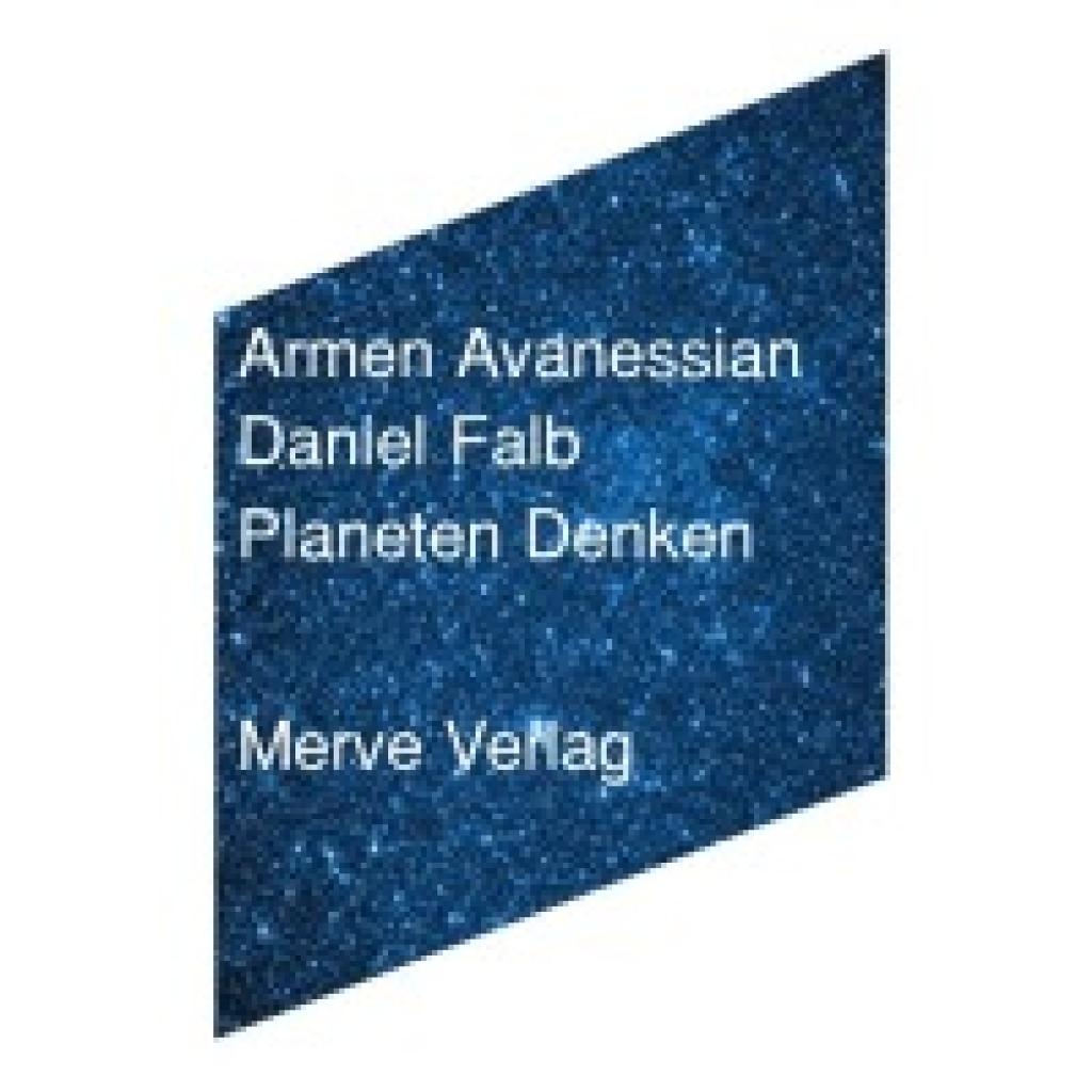 9783962730802 - Avanessian Armen Planeten Denken