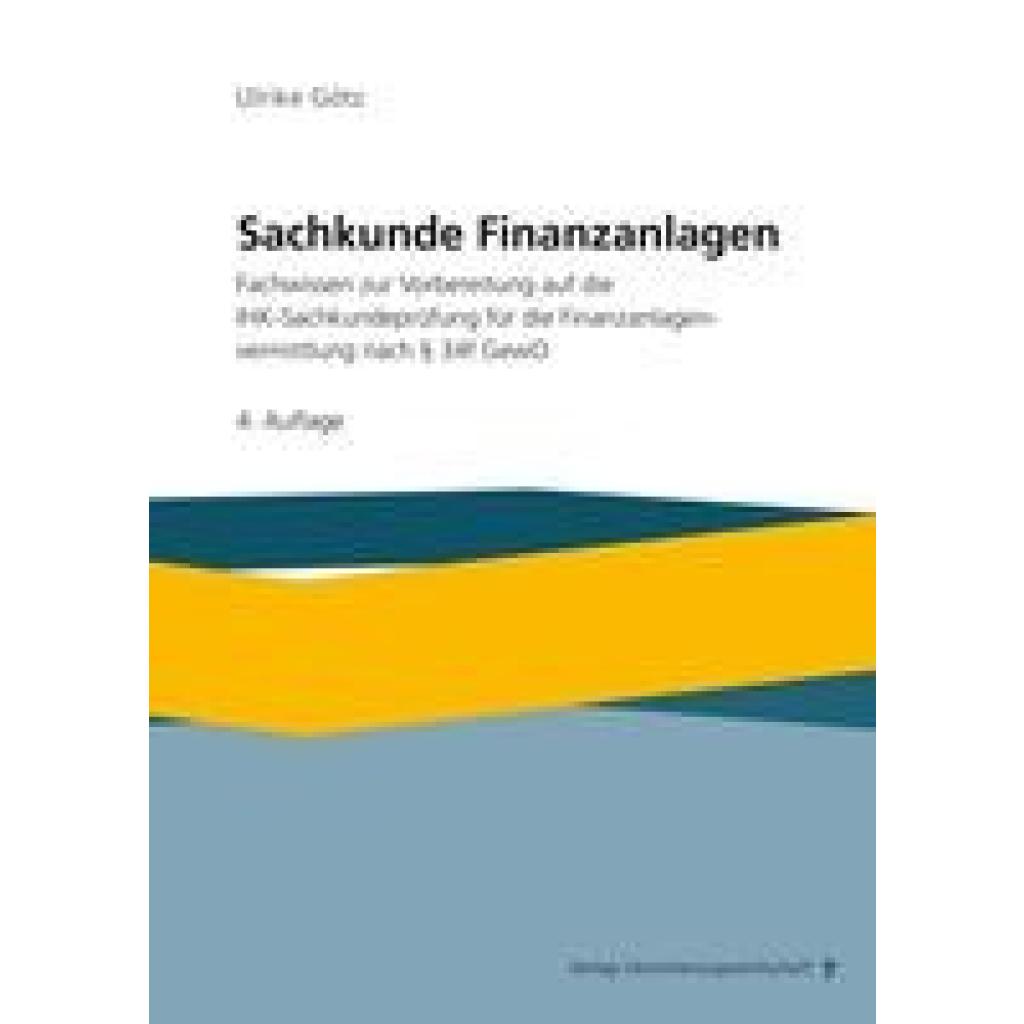 9783963294822 - Götz Ulrike Sachkunde Finanzanlagen