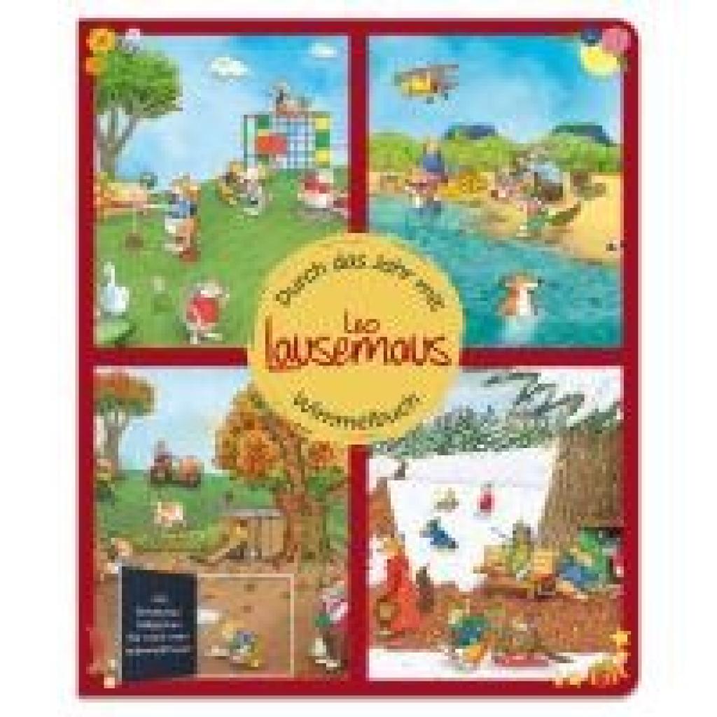 9783963473340 - Witt Sophia Leo Lausemaus - Wimmelbuch durchs Jahr Mit Entdeckerkläppchen für noch mehr Wimmelfreude!