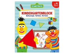 9783963473692 - Sesamstraße Kindergartenblock - Schwünge Farben Formen Kartoniert (TB)