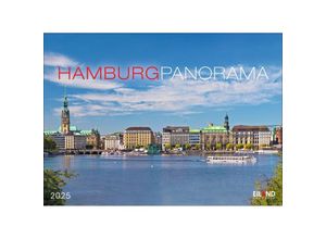 9783964023391 - Hamburg Panorama Postkartenkalender 2025