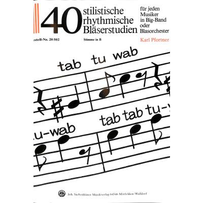 9783964186812 - Tab tu wab - 40 stilistische rhythmische