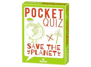 9783964550996 - Elke Vogel - GEBRAUCHT moses Pocket Quiz Save the planet l 150 Rätsel - Fragen über den Schutz unserer Erde l Für Kinder ab 12 Jahren und Erwachsene (Pocket Quiz Ab 12 Jahre  Erwachsene) - Preis vom 02102023 050404 h